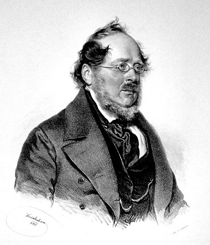 Schwarz-Wei&szlig;-Bild von Friedrich List